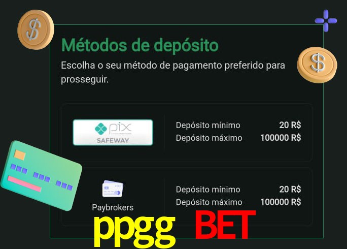 O cassino ppgg bet oferece uma grande variedade de métodos de pagamento